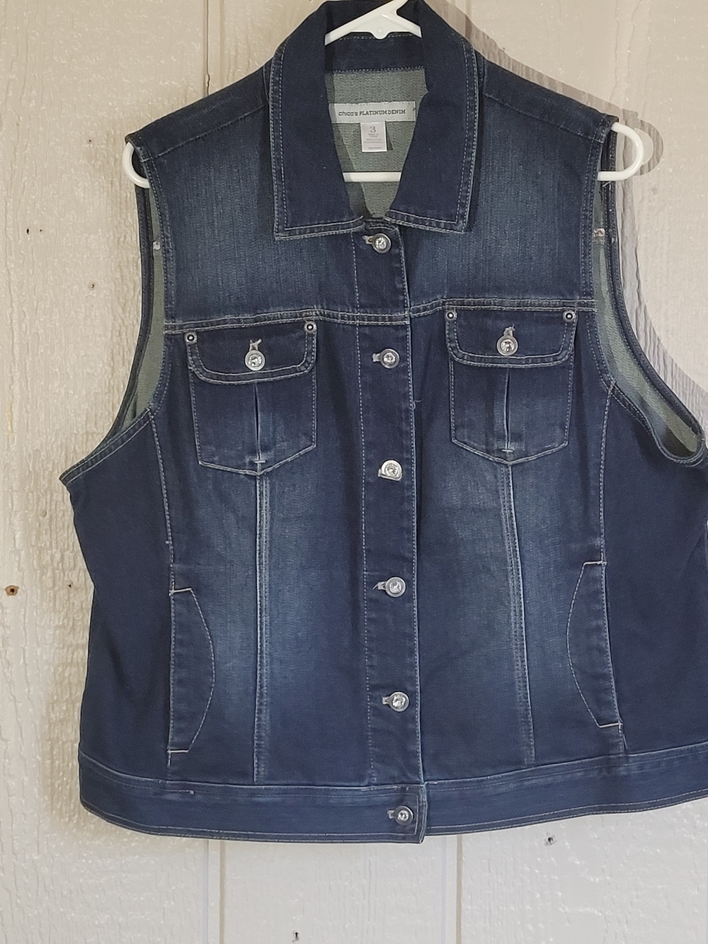 Chicos Denim Vest